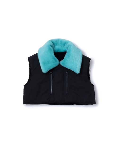 NON TOKYO(ノントーキョー)の「NON TOKYO/ノントーキョー/REVERSIBLE DONKEY VEST(ベスト・レディース・ブラック/ベージュ/ネイビー・1/2)」の12枚目の写真