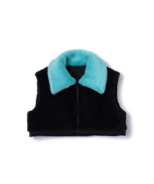 NON TOKYO(ノントーキョー)の「NON TOKYO/ノントーキョー/REVERSIBLE DONKEY VEST(ベスト・レディース・ブラック/ベージュ/ネイビー・1/2)」の14枚目の写真