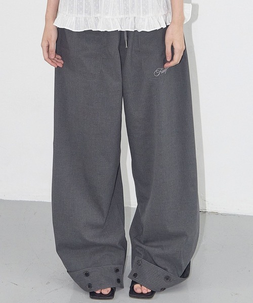 かぐれ　コットンクロップドパンツ　ブラック コットンクロップドパンツ（その他パンツ）｜かぐれ（カグレ）の