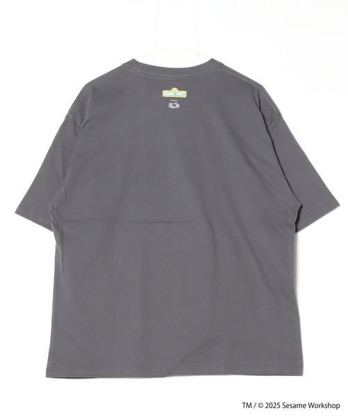 FRUIT OF THE LOOM(フルーツオブザルーム)の「【FRUIT OF THE LOOM/フルーツオブザルーム】ESAME STREET× FRUIT OF THE LOOM Illust T-Shirt B(Tシャツ/カットソー・レディース・ベージュ/チャコールグレー・L/M/S)」の3枚目の写真