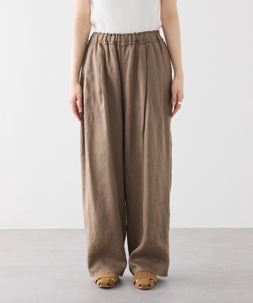 PUAL CE CIN(ピュアルセシン)の「【セットアップ対応】ラミーウエストゴムイージーパンツ(その他パンツ・レディース・ブラック/モカ・FREE)」の20枚目の写真