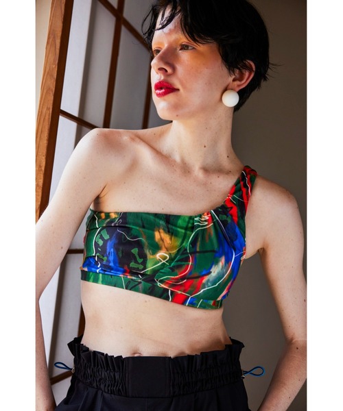 OMMO 新品未使用　水着 TWIST ONE SHOULDER SWIM WEAR（水着）｜OMMO（オーエムエムオー