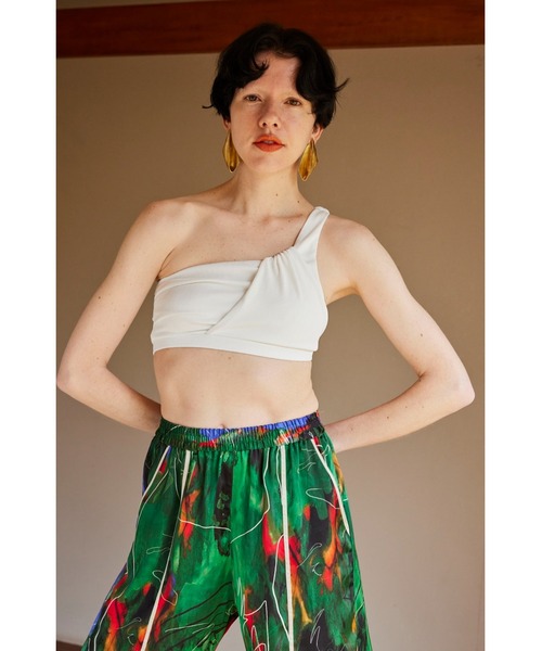 TWIST ONE SHOULDER SWIM WEAR（水着）｜OMMO（オーエムエムオー