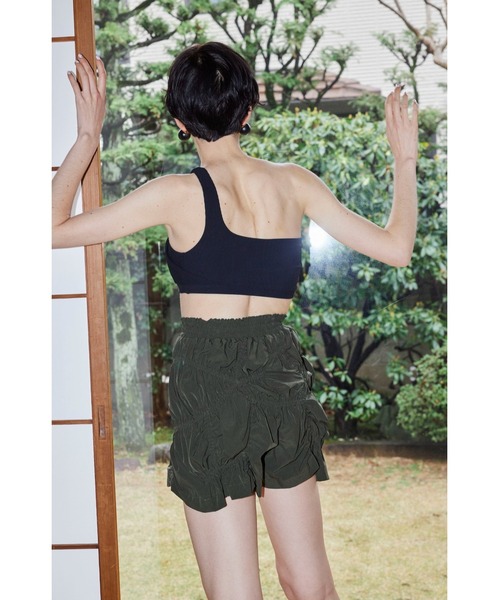 TWIST ONE SHOULDER SWIM WEAR（水着）｜OMMO（オーエムエムオー