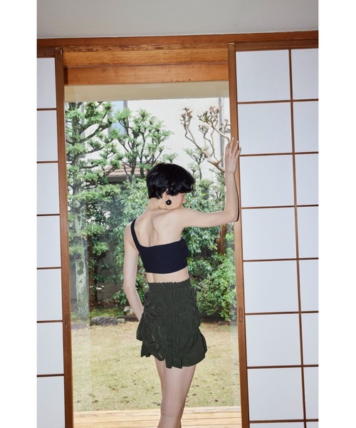 TWIST ONE SHOULDER SWIM WEAR（水着）｜OMMO（オーエムエムオー