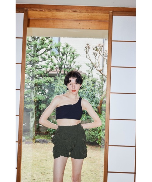 新規購入 TWIST ONE SHOULDER SWIM WEAR（水着）｜OMMO（オーエムエムオー 水着・ラッシュガード