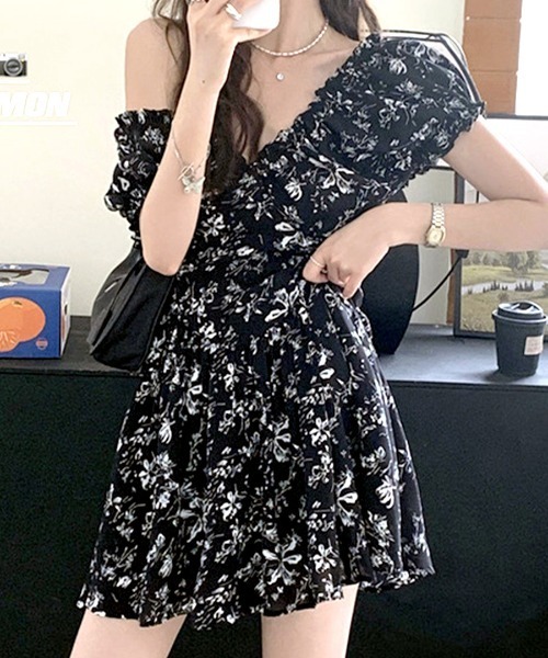 日本未入荷♪Blooming In The Breeze Mini Dress*花柄ワンピース Blooming Garden 総柄ワンピース | ANNA SUI mini