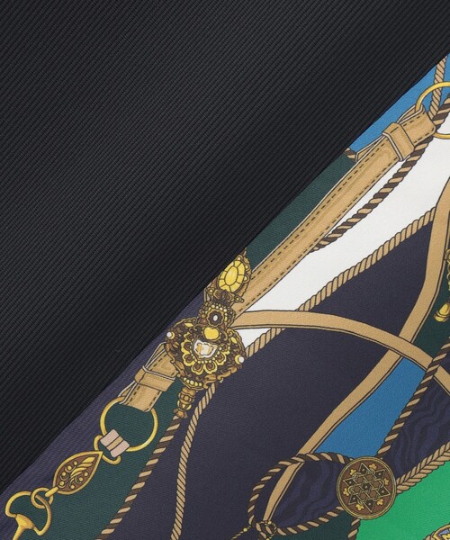 LOVELESS（ラブレス）の「スカーフサイドブロッキングワンピース（ワンピース・レディース・ネイビー/ベージュ系その他/ブラック・36/34）」の10枚目の写真