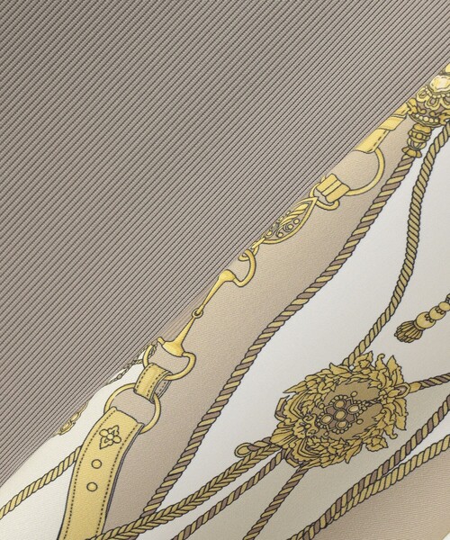 LOVELESS（ラブレス）の「スカーフサイドブロッキングワンピース（ワンピース・レディース・ネイビー/ベージュ系その他/ブラック・36/34）」の8枚目の写真