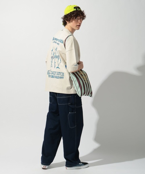 【初回】特撮 エレクトリックジェリーフィッシュ 未使用 Mサイズ Tシャツ付き イエロー系 【EL.FO(エルフォ)】CVC天竺ドルマンTシャツ 大きい