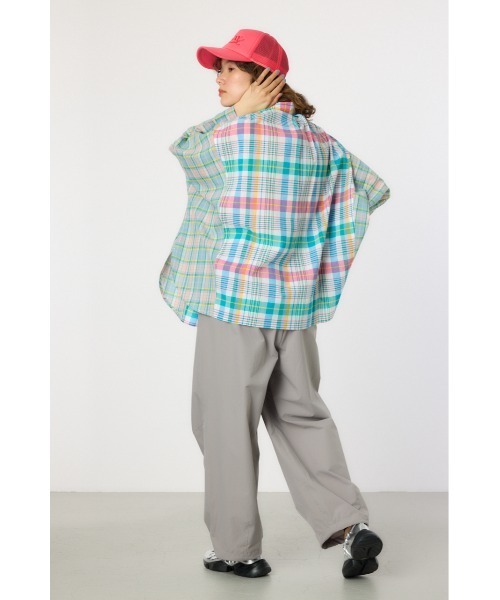 RODEO CROWNS WIDE BOWL（ロデオクラウンズワイドボウル）の「クレイジーチェックシャツ（シャツ/ブラウス・レディース・ピンク系その他/ブラック系その他/ブルー系その他・FREE）」の17枚目の写真