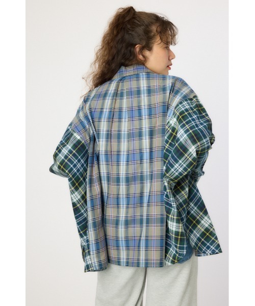 RODEO CROWNS WIDE BOWL（ロデオクラウンズワイドボウル）の「クレイジーチェックシャツ（シャツ/ブラウス・レディース・ピンク系その他/ブラック系その他/ブルー系その他・FREE）」の14枚目の写真