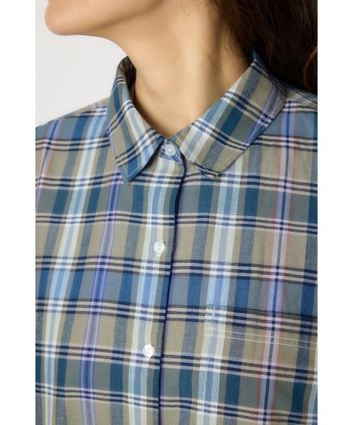 RODEO CROWNS WIDE BOWL（ロデオクラウンズワイドボウル）の「クレイジーチェックシャツ（シャツ/ブラウス・レディース・ピンク系その他/ブラック系その他/ブルー系その他・FREE）」の7枚目の写真