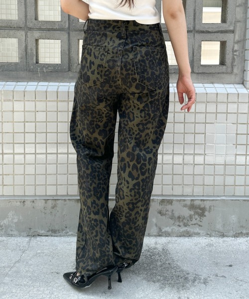 ZARA レオパード柄 ワイドパンツ 新品タグ付】ZARA ザラ ワイドパンツ レオパード柄 サイズXS