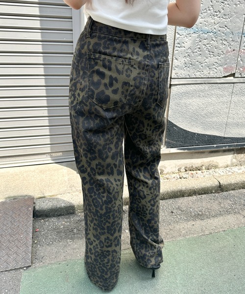 セール】レオパード柄ワイドパンツ（その他パンツ）｜wears