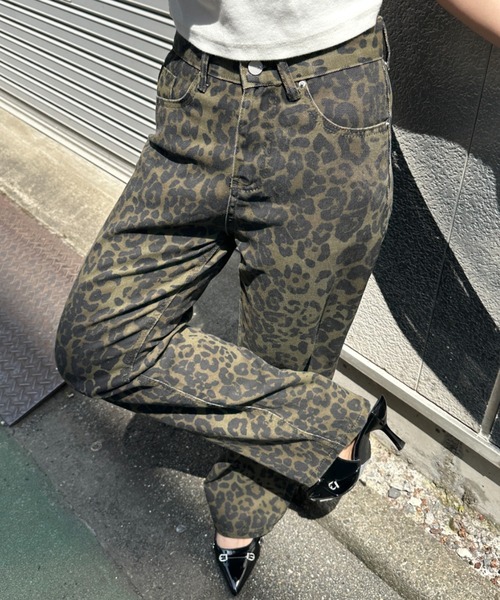 ZARA レオパード柄 ワイドパンツ ZARA（カジュアルパンツ）のフリマアイテム一覧