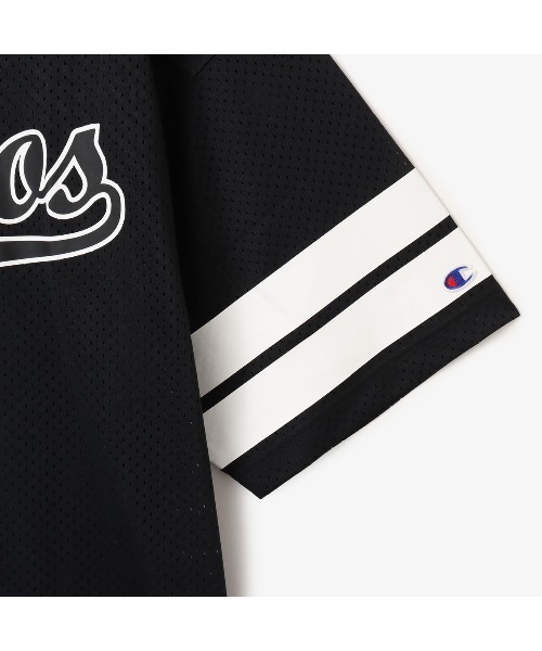 Champion（チャンピオン）の「atmos × champion Football T-shirt / アトモス チャンピオン フットボール T-シャツ 【SP】（Tシャツ/カットソー・メンズ・ネイビー/ブラック・XL/L/M）」の10枚目の写真