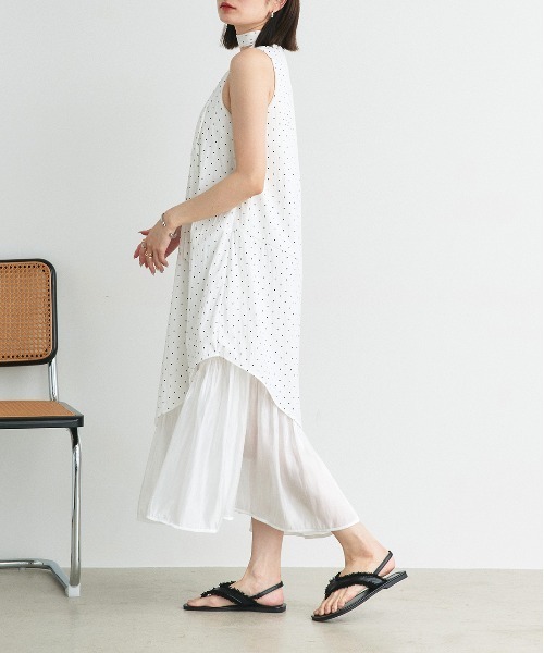 ad thie(アドティエ)の「フリンジデザイン フラットサンダル(サンダル・レディース・アイボリー/ブラック・LARGE/MEDIUM)」の9枚目の写真