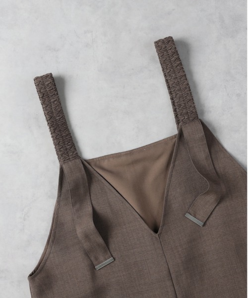 Right-on(ライトオン)の「【HONEYSUCKLE ROSE】2WAYジャンスカ(シャツワンピース・レディース・ブラック/ブラウン・L/M)」の7枚目の写真