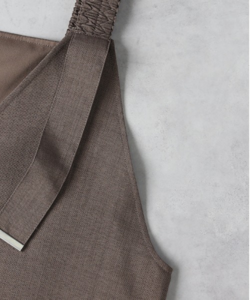 Right-on(ライトオン)の「【HONEYSUCKLE ROSE】2WAYジャンスカ(シャツワンピース・レディース・ブラック/ブラウン・L/M)」の6枚目の写真