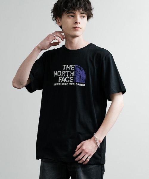 THE NORTH FACE(ザノースフェイス)の「THE NORTH FACE 87NW/RUST 2 TEE ハーフドームロゴ半袖プリントTシャツ(Tシャツ/カットソー・メンズ・ブラック/ホワイト・M/L)」の4枚目の写真