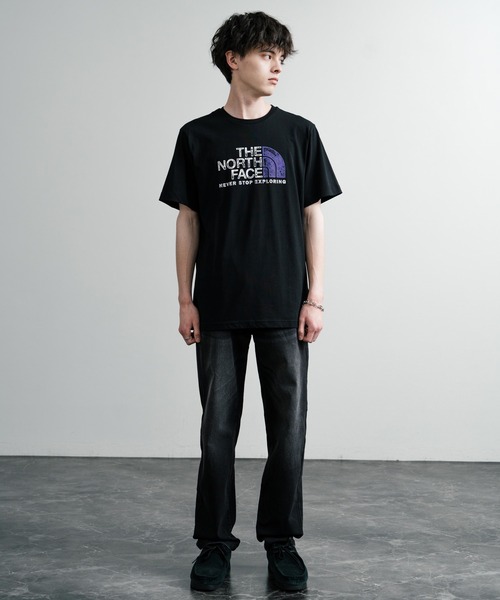 THE NORTH FACE(ザノースフェイス)の「THE NORTH FACE 87NW/RUST 2 TEE ハーフドームロゴ半袖プリントTシャツ(Tシャツ/カットソー・メンズ・ブラック/ホワイト・M/L)」の12枚目の写真