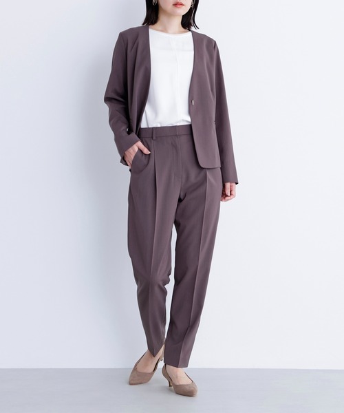 みっつ　NATURAL BEAUTY BASIC パンツスーツセット❗️ 楽天市場】ナチュラルビューティーベーシック スーツ レディース