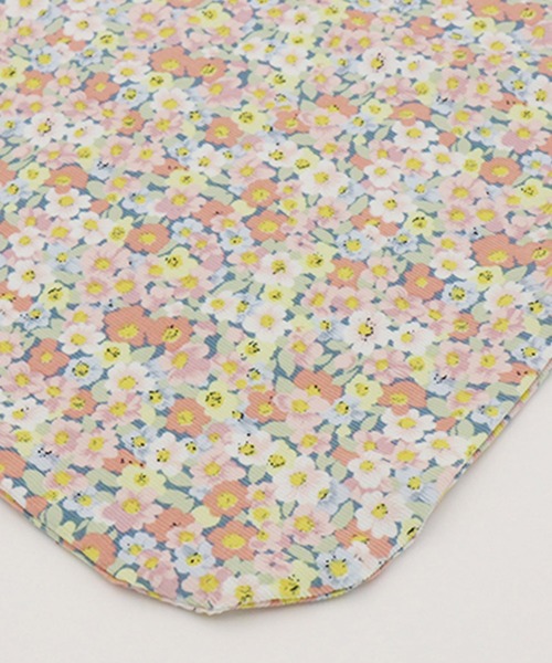 EMIS(イミス)の「PASTEL FLOWER CORDUROY ECO BAG(エコバッグ/サブバッグ・レディース・ピンク/グリーン・FREE)」の5枚目の写真
