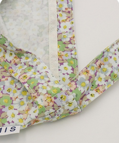 EMIS(イミス)の「PASTEL FLOWER CORDUROY ECO BAG(エコバッグ/サブバッグ・レディース・ピンク/グリーン・FREE)」の10枚目の写真