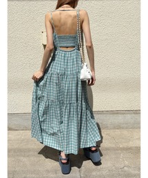 EVRIS | シャツデザインロングキャミワンピース(ワンピース)