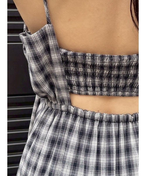 EVRIS(エヴリス)の「シャツデザインロングキャミワンピース(ワンピース・レディース・ブラック/ブルー/ホワイト/その他1・FREE)」の11枚目の写真