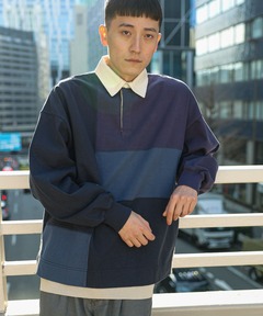 セール】CARD BOARD BACK FRILL TOPS（スウェット）｜CLANE