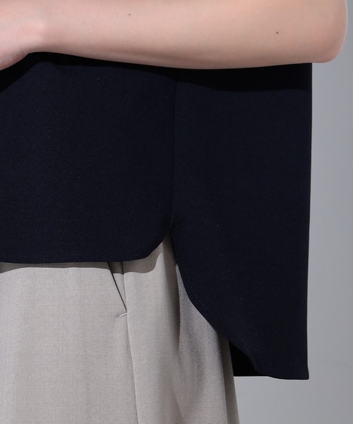 GALLORIA（ギャローリア）の「接触冷感　両ポケブラウス（シャツ/ブラウス・レディース・ベージュ/ネイビー・LL/S/M/L）」の9枚目の写真