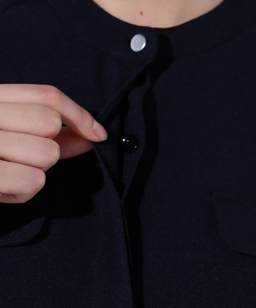 GALLORIA（ギャローリア）の「接触冷感　両ポケブラウス（シャツ/ブラウス・レディース・ベージュ/ネイビー・LL/S/M/L）」の10枚目の写真