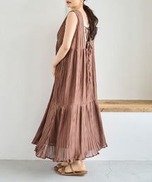 mil | ウェーブプリーツ ティアードワンピース(ワンピース)