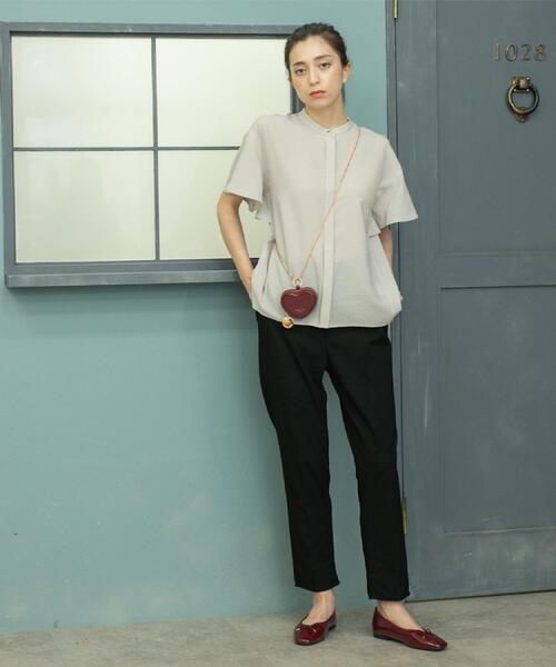 OPAQUE.CLIP(オペークドットクリップ)の「《S-LLサイズ》ハイストレッチスティックパンツ【洗濯機洗い可/接触冷感】(その他パンツ・レディース・ネイビー/ブラック/ブラウン系/ライトベージュ・36/38/40/42)」の7枚目の写真