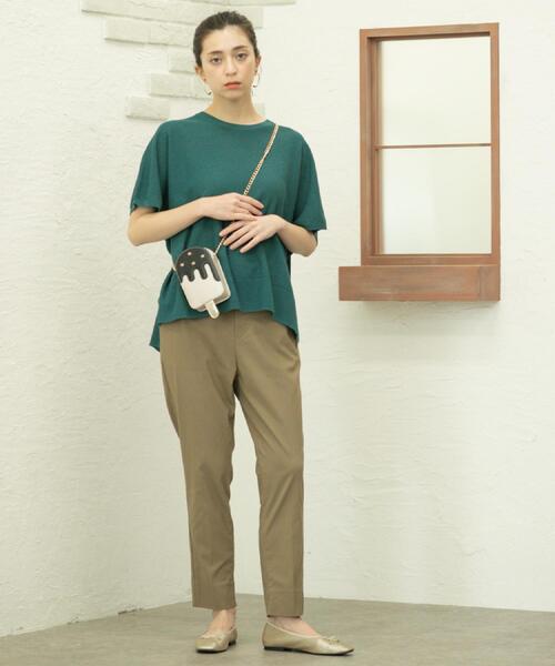 OPAQUE.CLIP(オペークドットクリップ)の「《S-LLサイズ》ハイストレッチスティックパンツ【洗濯機洗い可/接触冷感】(その他パンツ・レディース・ネイビー/ブラック/ブラウン系/ライトベージュ・36/38/40/42)」の10枚目の写真