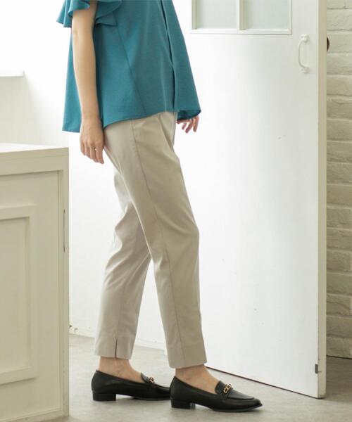 OPAQUE.CLIP(オペークドットクリップ)の「《S-LLサイズ》ハイストレッチスティックパンツ【洗濯機洗い可/接触冷感】(その他パンツ・レディース・ネイビー/ブラック/ブラウン系/ライトベージュ・36/38/40/42)」の14枚目の写真