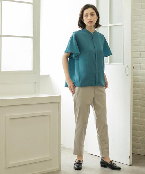 OPAQUE.CLIP(オペークドットクリップ)の「《S-LLサイズ》ハイストレッチスティックパンツ【洗濯機洗い可/接触冷感】(その他パンツ・レディース・ネイビー/ブラック/ブラウン系/ライトベージュ・36/38/40/42)」の15枚目の写真