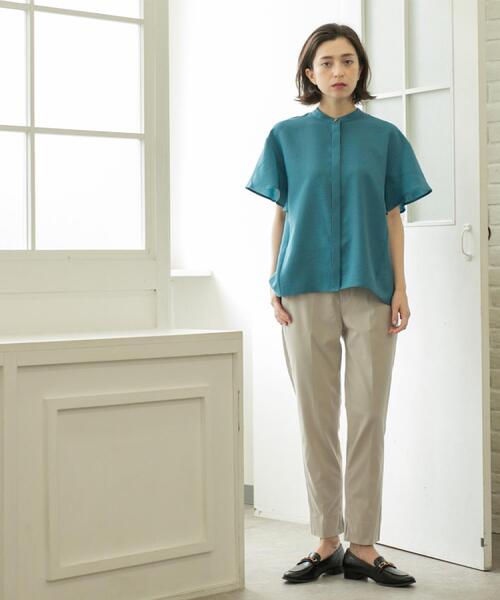 OPAQUE.CLIP(オペークドットクリップ)の「《S-LLサイズ》ハイストレッチスティックパンツ【洗濯機洗い可/接触冷感】(その他パンツ・レディース・ネイビー/ブラック/ブラウン系/ライトベージュ・36/38/40/42)」の17枚目の写真