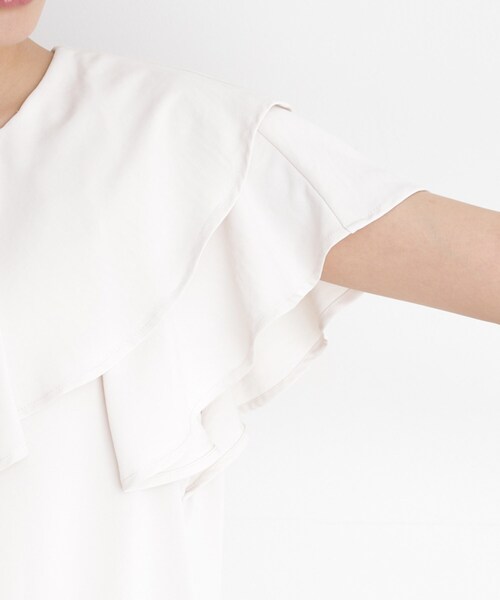 THE SHOP TK (ザ ショップ ティーケー )の「【ONOFF活躍】フリルデザインブラウス/セットアップ可(シャツ/ブラウス・レディース・ベージュ/ネイビー/アイボリー・12/13)」の21枚目の写真