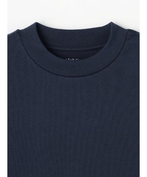 Perfect Suit FActory(パーフェクトスーツファクトリー)の「【ストレッチ】オフィスフィット・ベーシックTシャツ ホワイト/ブラック/グレー/ネイビー(Tシャツ/カットソー・メンズ・ネイビー/ブラック/オフホワイト/チャコールグレー・M/L/LL/S)」の13枚目の写真