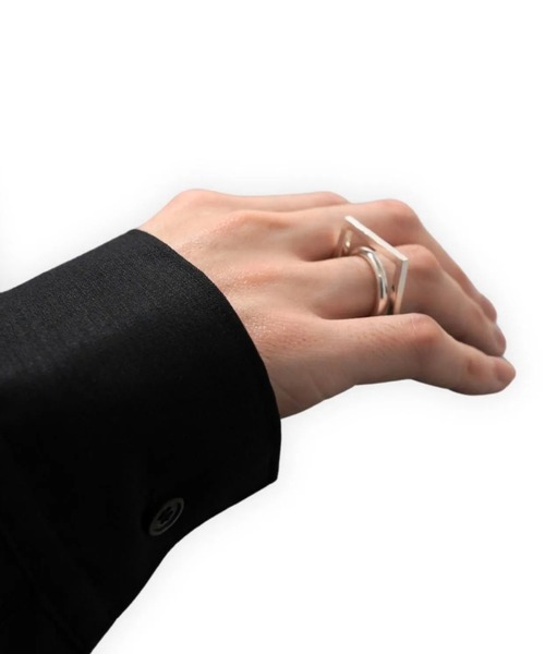 ACE by MORIZANE(エースバイモリザネ)の「【ACE by morizane】nature link ring(リング・メンズ・シルバー・9号/13号)」の3枚目の写真