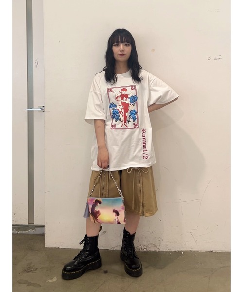 jouetie（ジュエティ）の「ジップスリットデニムハーフパンツ【セットアップ対応】（デニムパンツ・レディース・ブラック/ベージュ/ブルー・MEDIUM）」の7枚目の写真