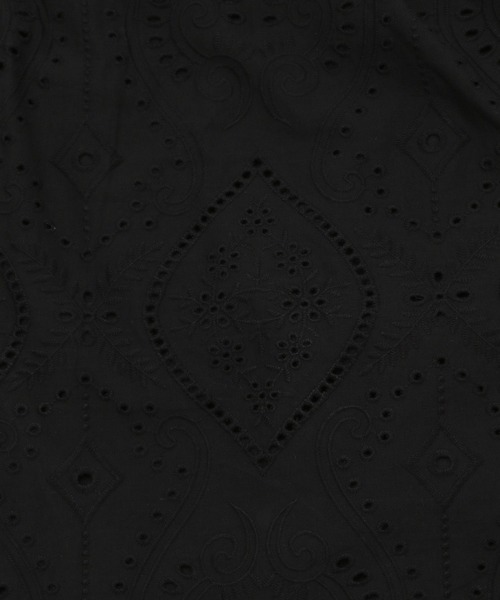 BAYFLOW（ベイフロー）の「[レイヤード可]2WAYレーススカート（スカート・レディース・ホワイト/ブラック・FREE）」の3枚目の写真