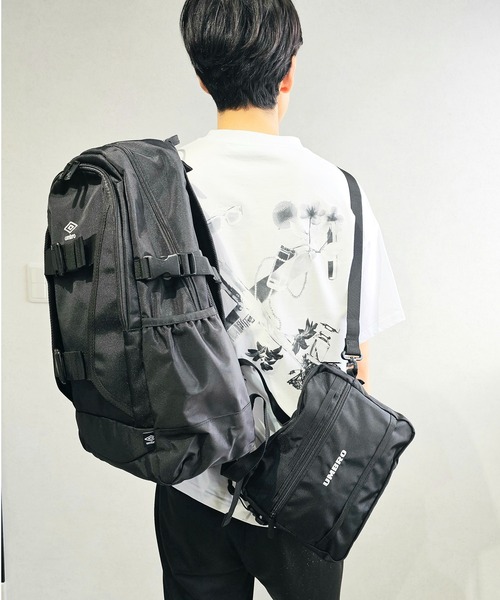 UMBRO(アンブロ)の「【umbro/アンブロ】 ドッキングリュック 大容量リュック(22L) & ショルダーバッグ(3L)(バックパック/リュック・レディース・ブラック/ブラウン・FREE)」の18枚目の写真
