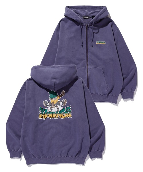 セール】PIGMENTDYE INDY GRAB ZIP HOODED SWEAT SHIRT（パーカー