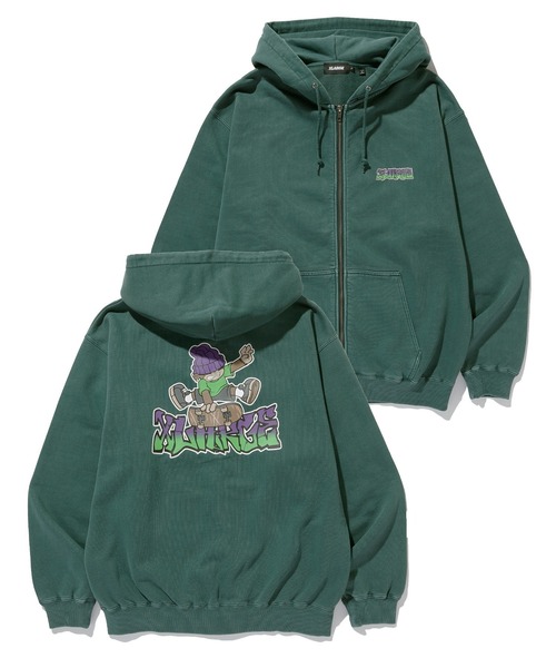 セール】PIGMENTDYE INDY GRAB ZIP HOODED SWEAT SHIRT（パーカー