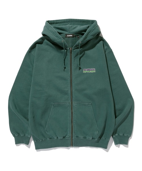 セール】PIGMENTDYE INDY GRAB ZIP HOODED SWEAT SHIRT（パーカー