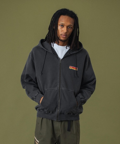 セール】PIGMENTDYE INDY GRAB ZIP HOODED SWEAT SHIRT（パーカー